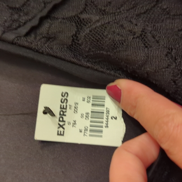 Express black lace dress - Picture 3 of 5
